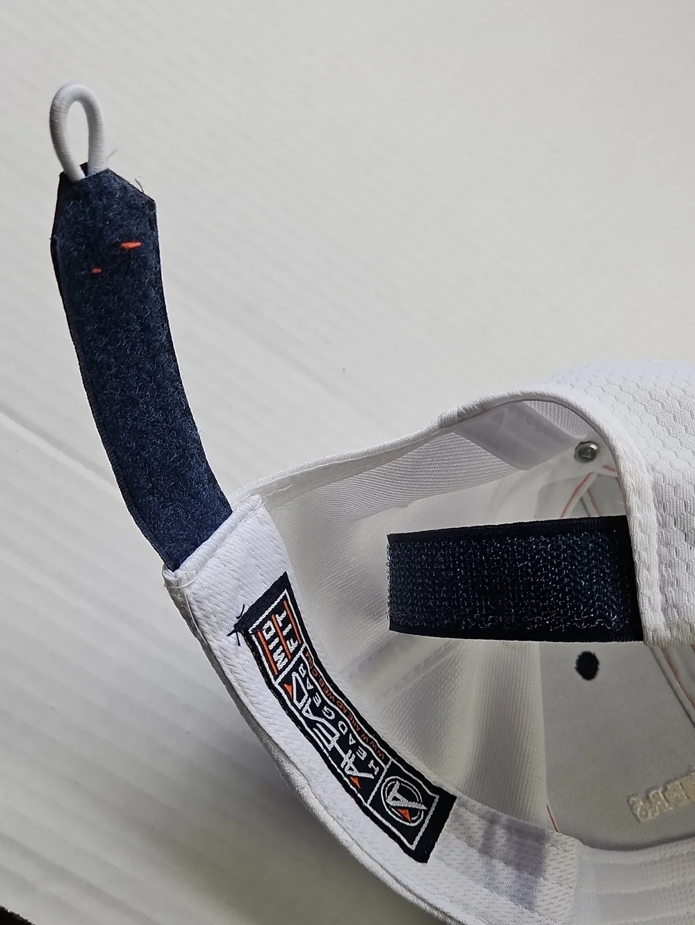 Ahead Headgear White Mid-Fit Performance Cap 